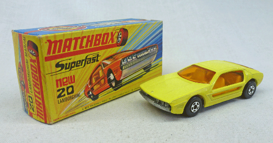 Picture of Matchbox Superfast MB20d Lamborghini Marzal YELLOW