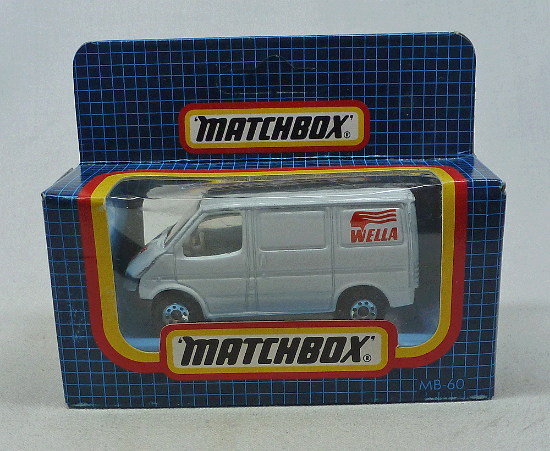 Picture of Matchbox Dark Blue Box MB60 Ford Transit Van "WELLA"