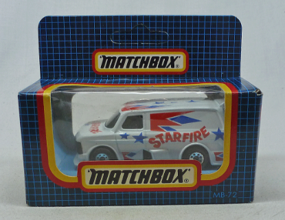 Picture of Matchbox Dark Blue Box MB72 Ford Supervan "Starfire"