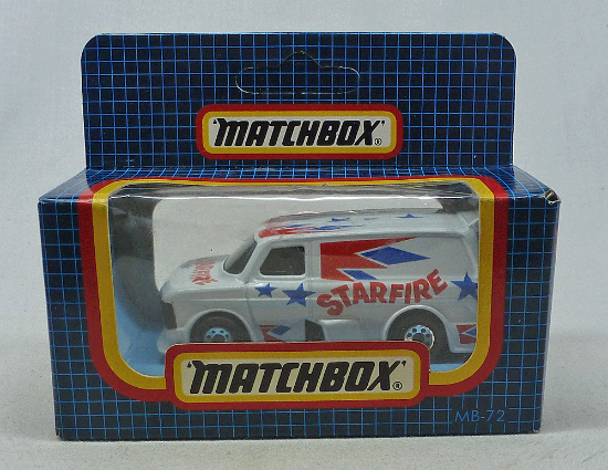 Picture of Matchbox Dark Blue Box MB72 Ford Supervan "Starfire"