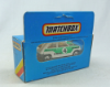 Picture of Lesney Matchbox Blue Box MB21f Renault 5 TL with Green/Black Tampos [A]