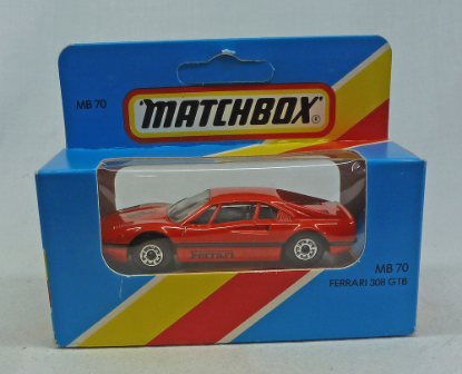 Picture of Lesney Matchbox Blue Box MB70e Ferrari 308 