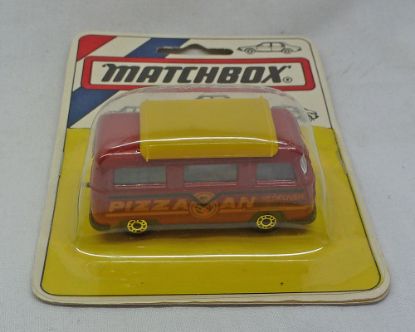 Picture of Matchbox Hungarian MB23 Volkswagen Camper Van Metallic Red 