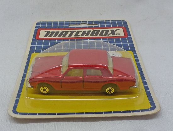 Picture of Matchbox Hungarian MB39 Rolls Royce Red with Yellow Interior