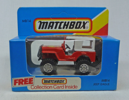 Picture of Matchbox Blue Box MB14 Jeep Eagle Red [B]