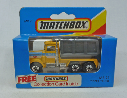 Picture of Matchbox Blue Box MB23 Peterbilt Tipper Truck "Pace"