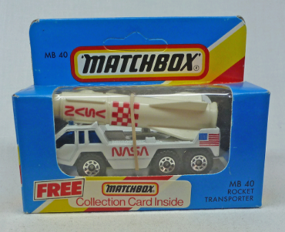 Picture of Matchbox Blue Box MB40 Rocket Transporter [Macau] 