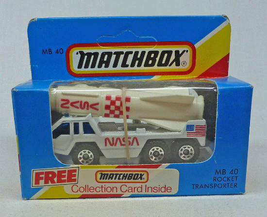 Picture of Matchbox Blue Box MB40 Rocket Transporter [Macau] 