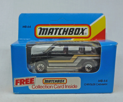 Picture of Matchbox Blue Box MB64 Chrysler Caravan Black