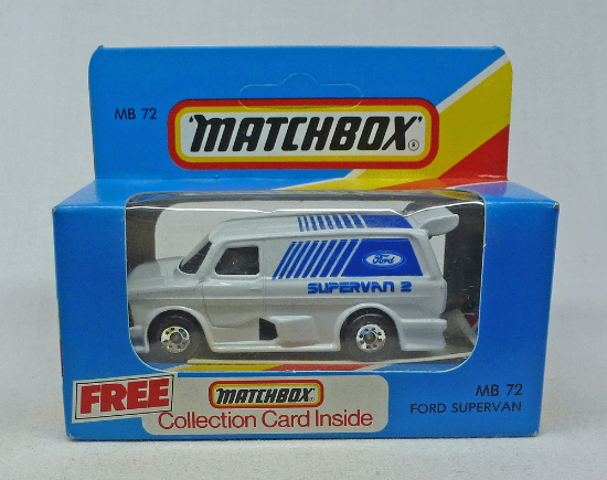Picture of Matchbox Blue Box MB72 Ford Supervan