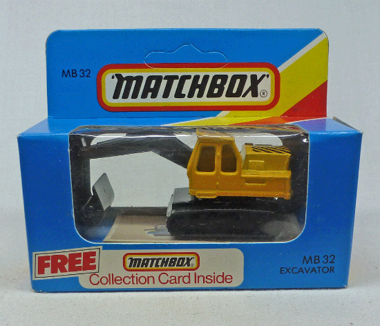 Picture of Matchbox Blue Box MB32 Excavator [C]