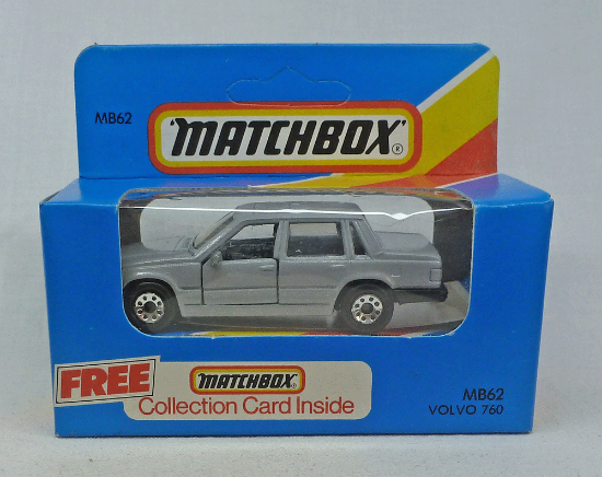 Picture of Matchbox Blue Box MB62 Volvo 760 Metallic Grey [B]