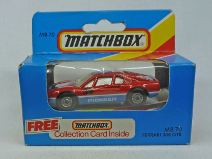 Picture of Matchbox Blue Box MB70 Ferrari 308 GTB Red/Blue [A]