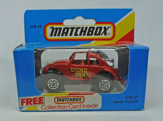 Picture of Matchbox Blue Box MB49 Sand Digger VW Red [B]