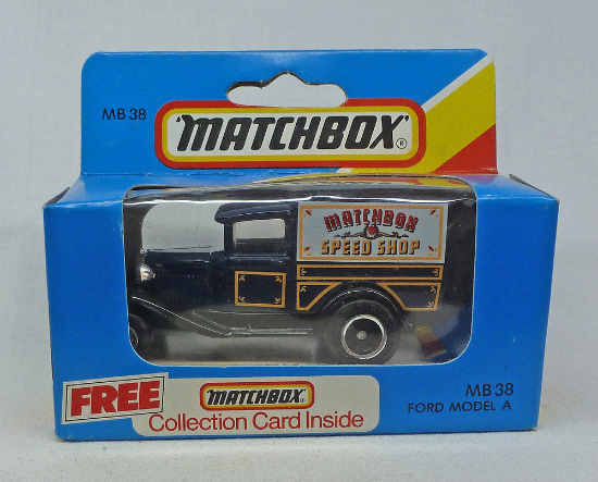Picture of Matchbox Blue Box MB38 Ford Model A "Speed Shop"