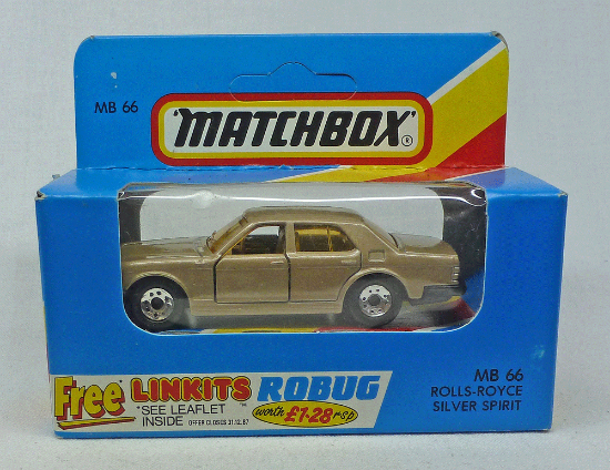 Picture of Matchbox Blue Box MB66 Rolls Royce Silver Spirit Metallic Tan [A]