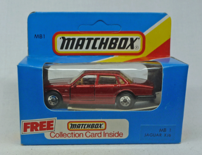 Picture of Matchbox Blue Box MB1 Jaguar XJ6 Red