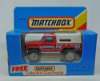 Picture of Matchbox Blue Box MB35 Pick Up Camper Red "Aspen Ski Holidays" [B]