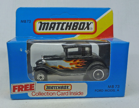Picture of Matchbox Blue Box MB73 Ford Model A Black [A]