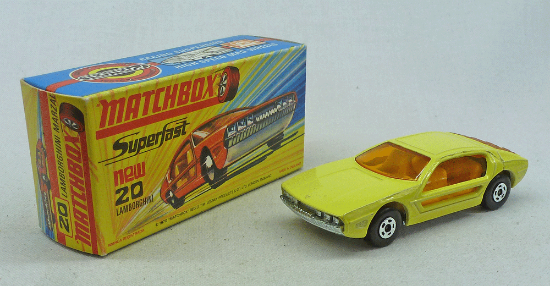 Picture of Matchbox Superfast MB20d Lamborghini Marzal YELLOW
