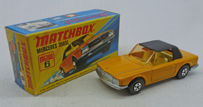 Picture of Matchbox Superfast MB6e Mercedes 350 SL Yellow