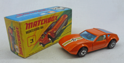 Picture of Matchbox Superfast MB3d Monterverdi Hai with 16 LABEL Mid Blue Windows