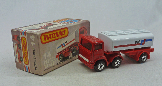 Picture of Matchbox Superfast MB14f Leyland Tanker Red with "elf" TAMPOS