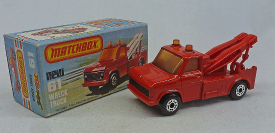 Picture of Matchbox Superfast MB61d Wreck Truck Red with RED Arms