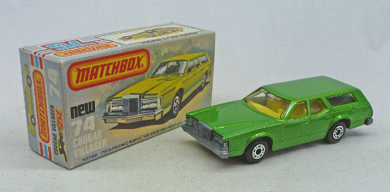 Picture of Matchbox Superfast MB74d Cougar Villager Darker Green