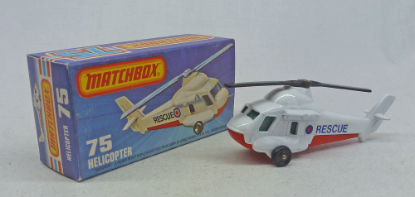 Picture of Matchbox Superfast MB75d Helicopter with GREEN Windows