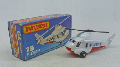 Picture of Matchbox Superfast MB75d Helicopter with PURPLE Windows