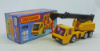 Picture of Matchbox Superfast MB49d Crane Truck Yellow with PURPLE Windows