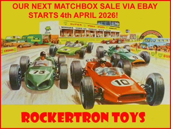 Picture of OUR NEXT EBAY MATCHBOX AUCTION STARTS 4th APRIL 2026!