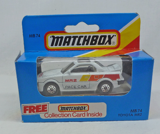 Picture of Matchbox Blue Box MB74 Toyota MR2 