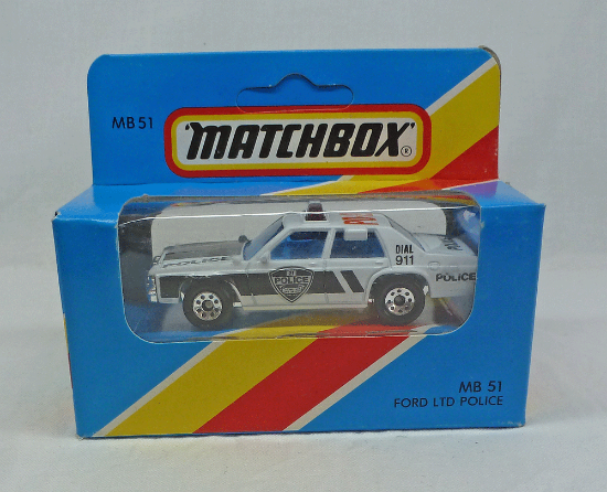 Picture of Matchbox Blue Box MB51 Ford LTD Police Car 