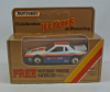 Picture of Matchbox GOLD Box MB2 Pontiac Fiero Blue/White with 8 Dot Wheels 