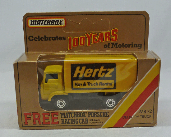 Picture of Matchbox GOLD Box MB72 Delivery Truck "Hertz" 