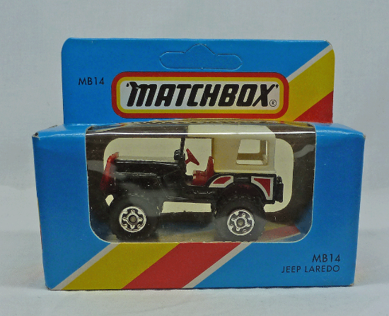 Picture of Matchbox Blue Box MB14 Jeep Laredo Black