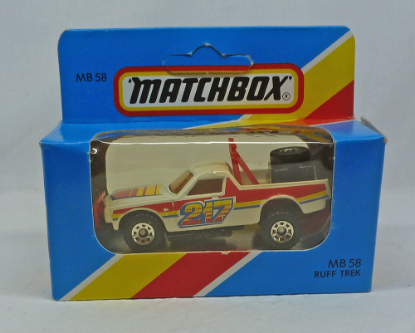 Picture of Matchbox Blue Box MB58 Ruff Trek White with 217 Tampos