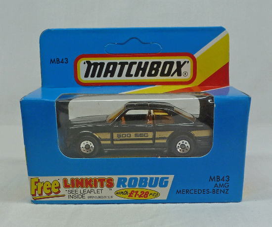 Picture of Matchbox Blue Box MB43 AMG Mercedes Black