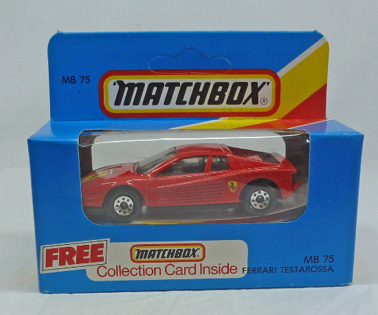 Picture of Matchbox Blue Box MB75 Ferrari Testarossa [B]