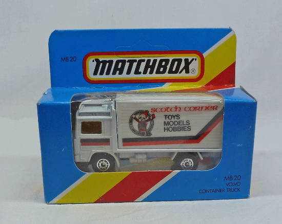 Picture of Matchbox Blue Box MB20 Volvo Container Truck "Scotch Corner Toys"
