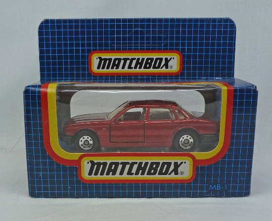 Picture of Matchbox Dark Blue Box MB1 Jaguar XJ6 Red