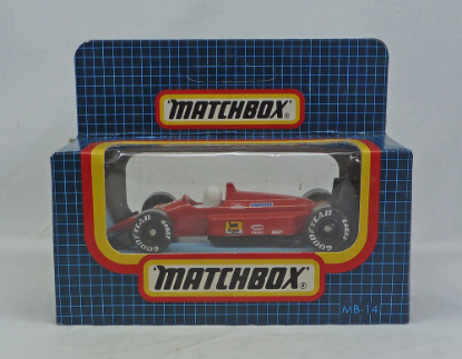 Picture of Matchbox Dark Blue Box MB14 Grand Prix Racer Red [1990]