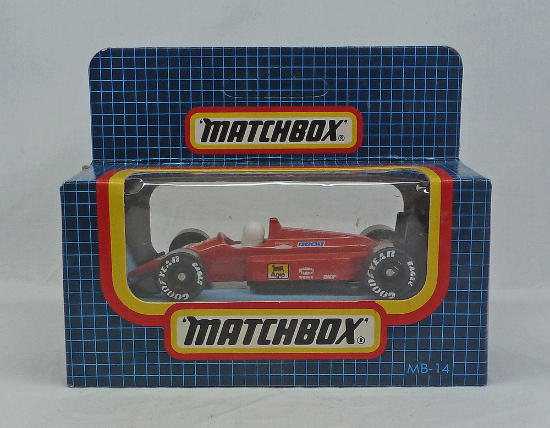 Picture of Matchbox Dark Blue Box MB14 Grand Prix Racer Red [1990]