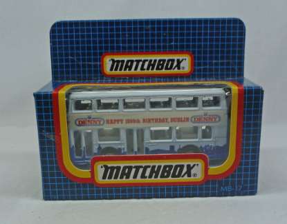 Picture of Matchbox Dark Blue Box MB17 London Bus "DENNY" 1000th Birthday Dublin