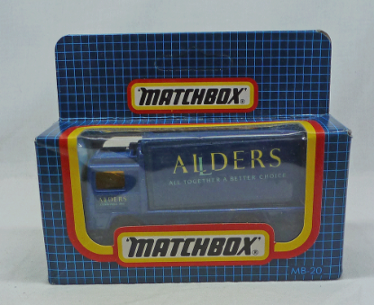Picture of Matchbox Dark Blue Box MB20 Volvo Container Truck "Allders"