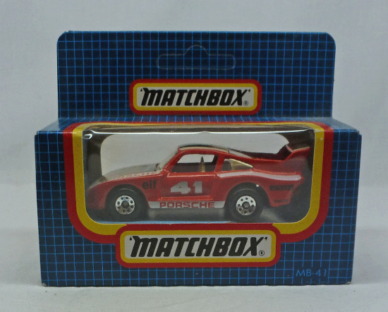 Picture of Matchbox Dark Blue MB41 Racing Porsche Red [1987 Issue]