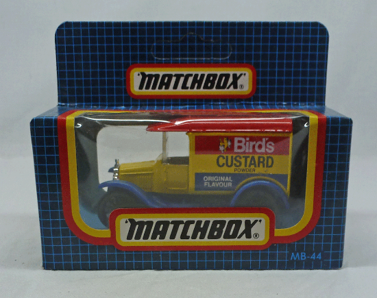 Picture of Matchbox Dark Blue Box MB44 Model T Ford "Birds Custard" 