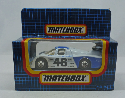 Picture of Matchbox Dark Blue Box MB46 Sauber Racer White/Blue